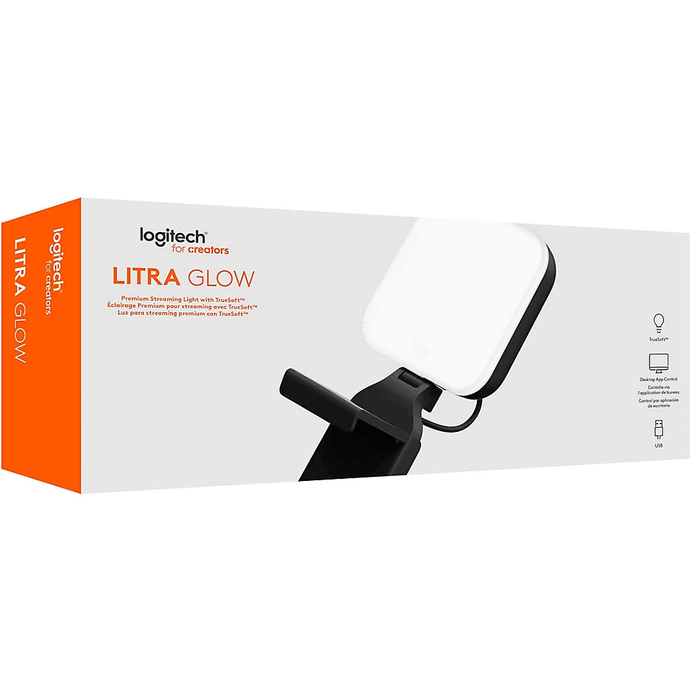 Logitech Litra Glow Premium Streaming Light with TrueSoft LN
