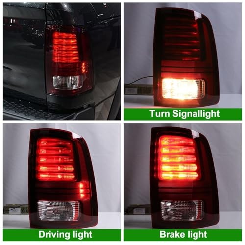 LED Tail Light Compatible with 2013-2018 Ram 1500 2014 Right Passenger Side