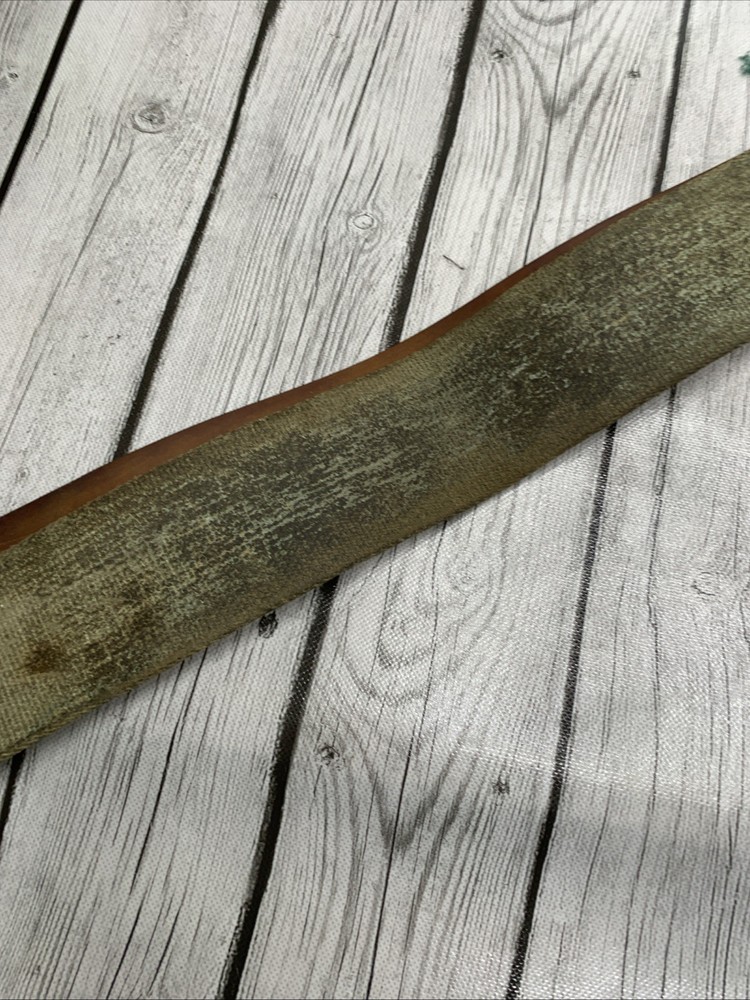 RED IMP Leather Razor Strop Strap BARBER SHARPENING Clip 2-Sections