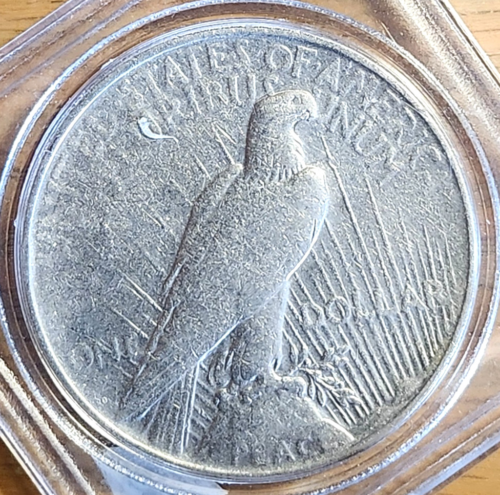 1923 D PEACE DOLLAR 90% SILVER #2