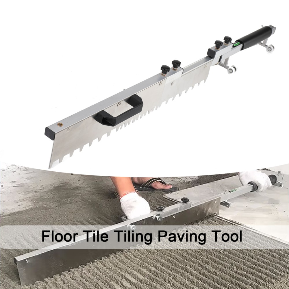 New Thicken Tile Flat Sand Tool Manual Floor Ash Leveling Paving Tool Foldable