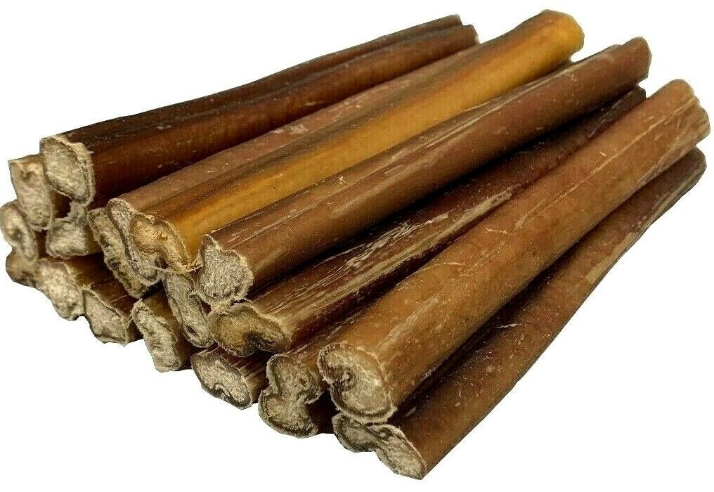 6" inch BULLY STICKS Natural Dog Treats Chews USDA & FDA Approved, By Chomp