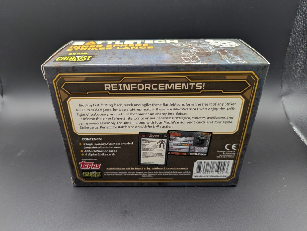 BattleTech Inner Sphere Striker Lance Miniatures Pack Catalyst