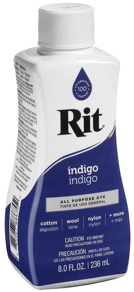 Rit All-Purpose Liquid Dye, Indigo 8 Fl Oz,