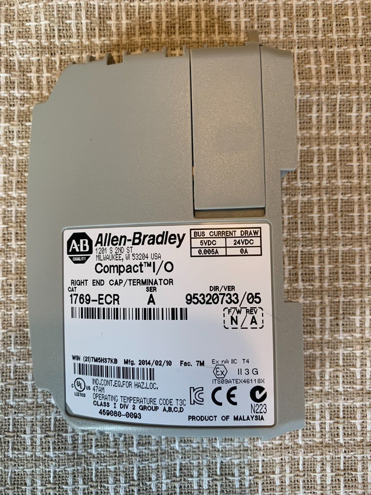 A-B 1769-ECR Compactlogix End Cap Right