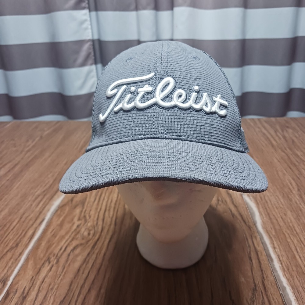 Titleist Hat Cap Snapback Gray White Script Big Dogs Challenge Julliette Falls