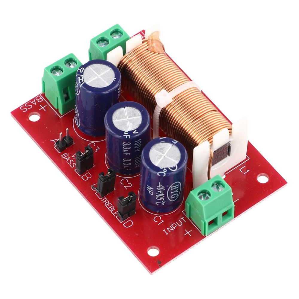 Precise Audio Filtering 400W 2 Way Bass Speaker Crossover Frequency Divider