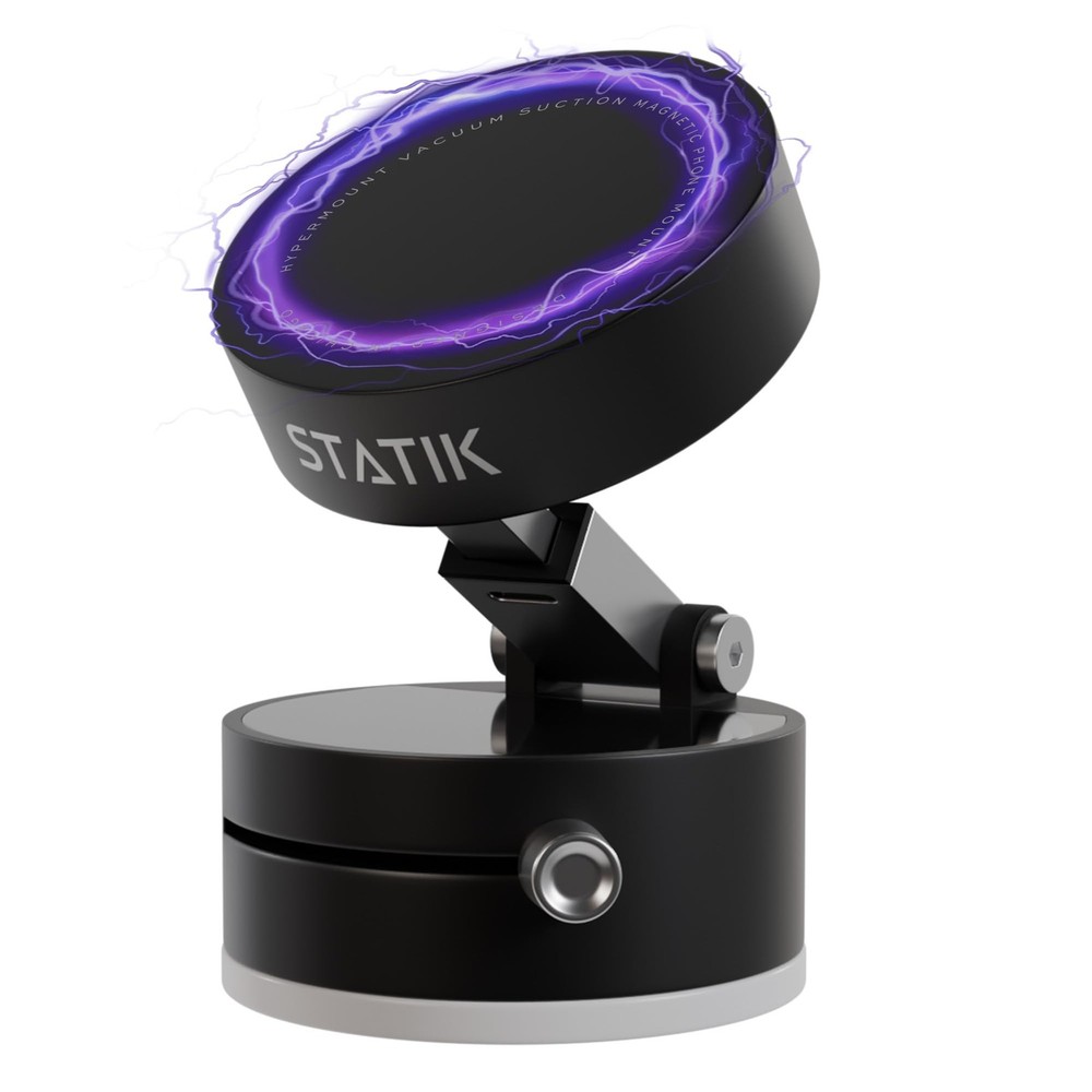 Statik HyperMount® Vacuum Phone Mount - Magnetic Holder, Compact