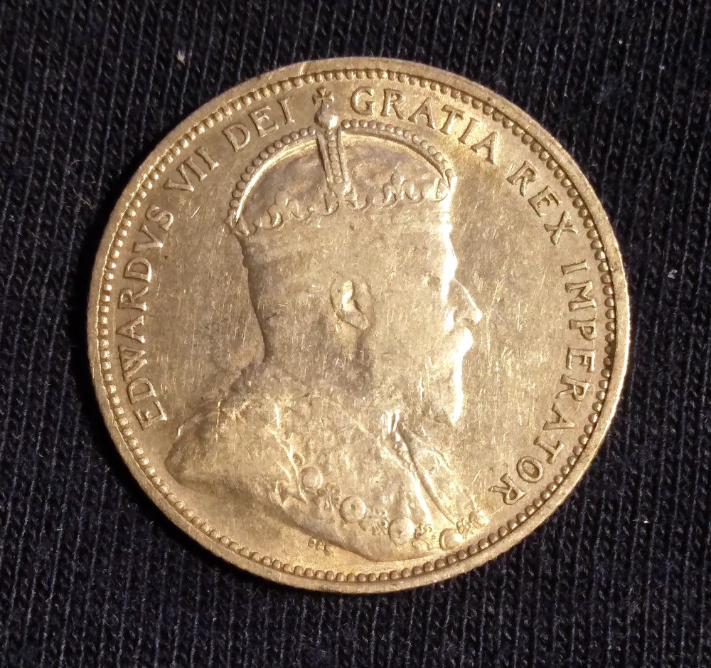 CANADA-1906 QUARTER-VF/XF
