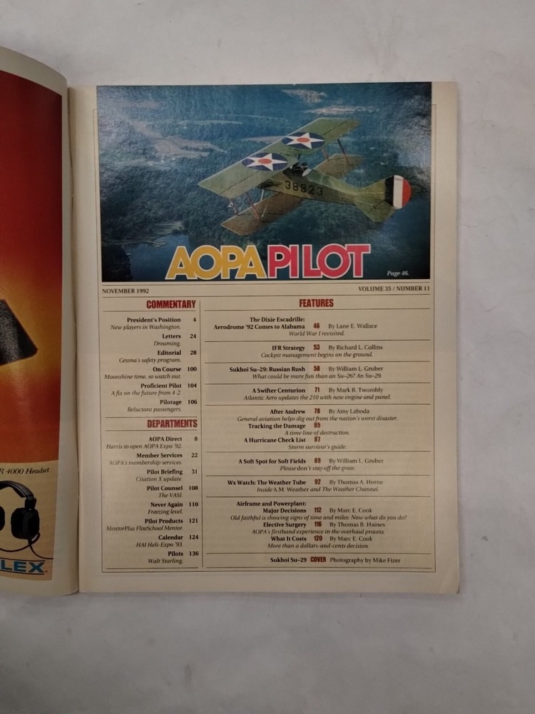 11 Issues AOPAPILOT Magazine 1992-Originals