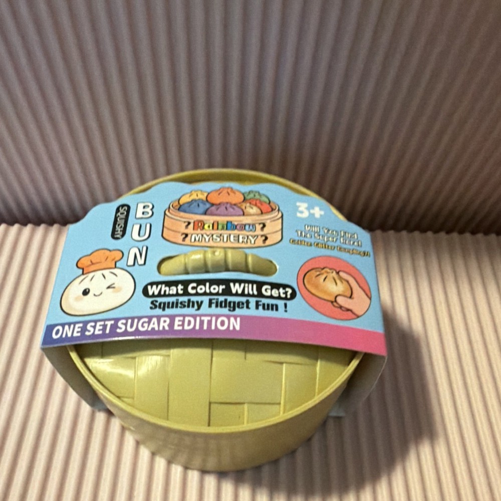 Squeezable Stress Reliever Bun Rainbow Mystery Sugar Edition!