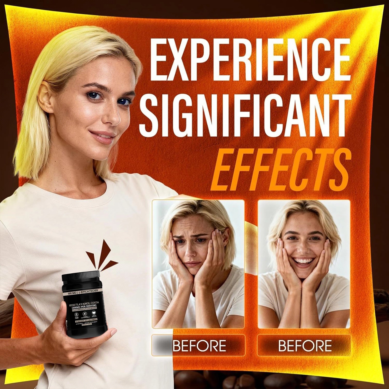 Black Forest High Flavanol Cocoa Powder Flavonoids Supplement 1200 mg⭐