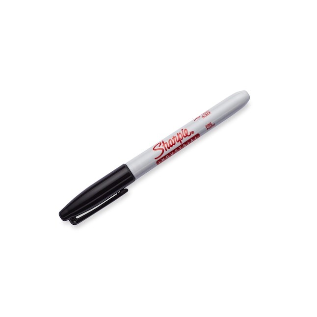 Sharpie Industrial 3 -Pack Fine Black Marker