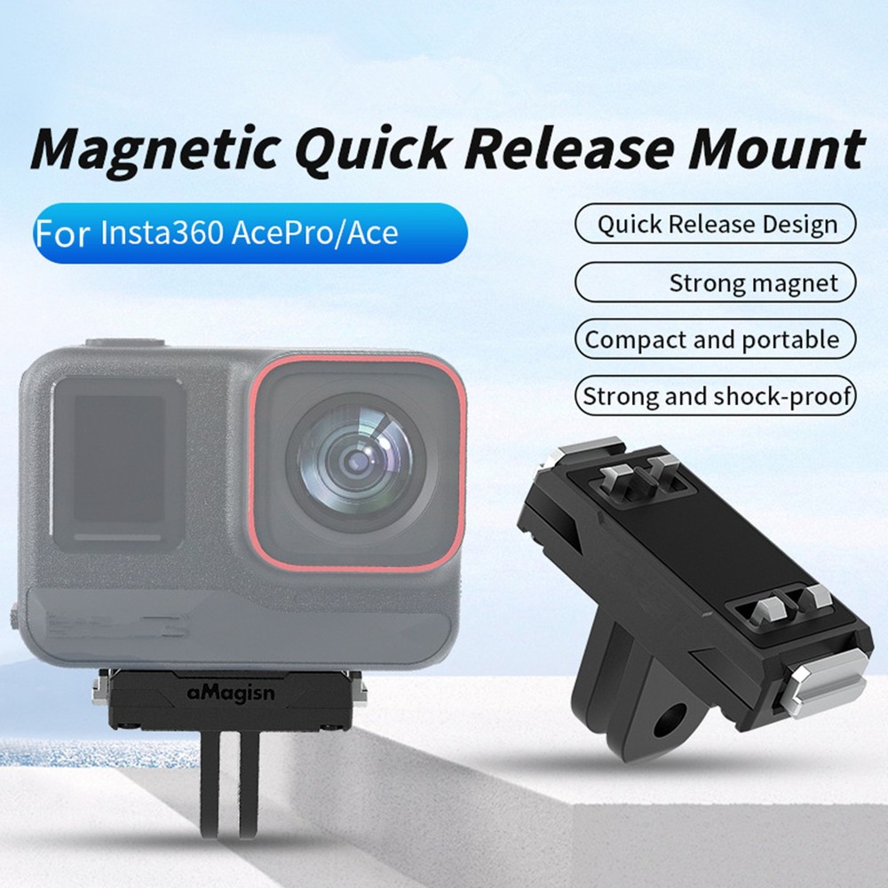 For Insta360 Ace Pro/Ace Magnetic Quick Release Base AABS+Metal Camera Base