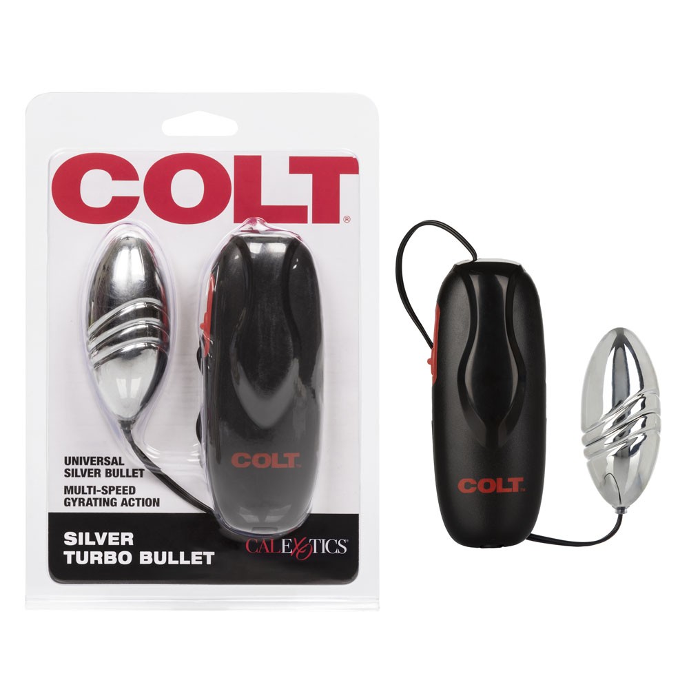 Calexotics Colt Turbo Bullet Silver Multi-Speed Vibrating Toy