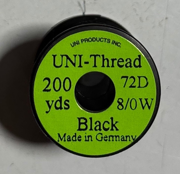 8/0 Black Uni Thread