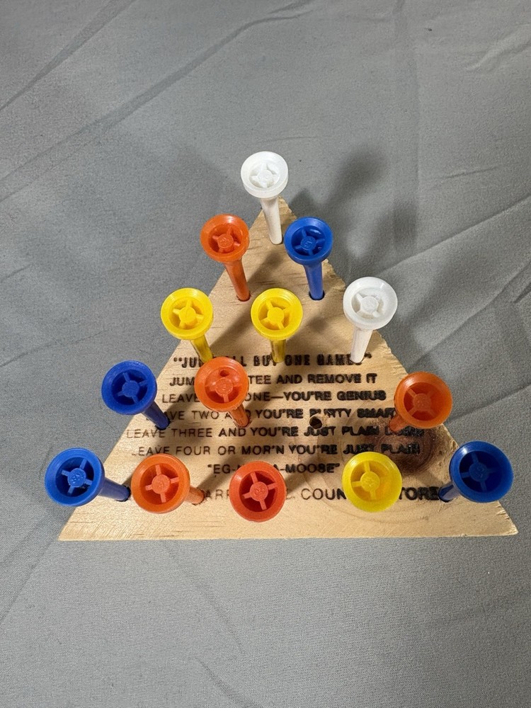 Cracker Barrel Peg Game Classic Brain Teaser