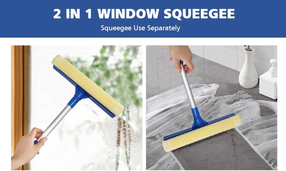 Profal Window Squeee, 1 Squeee Window Cleaner with Long