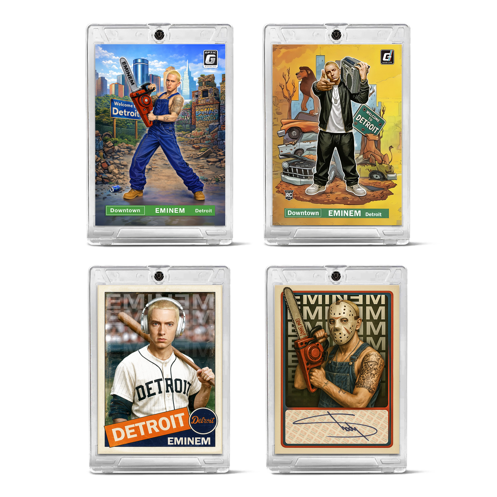 Eminem Slim Shady Marshall Mathers Limited Edition Trading Card Lot of 4