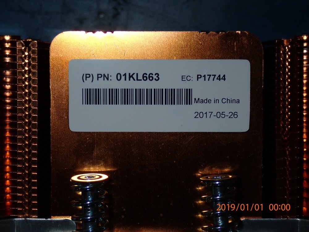 IBM 01KL663 HeatSink For 8335-QTW Power CPU Processor Server System