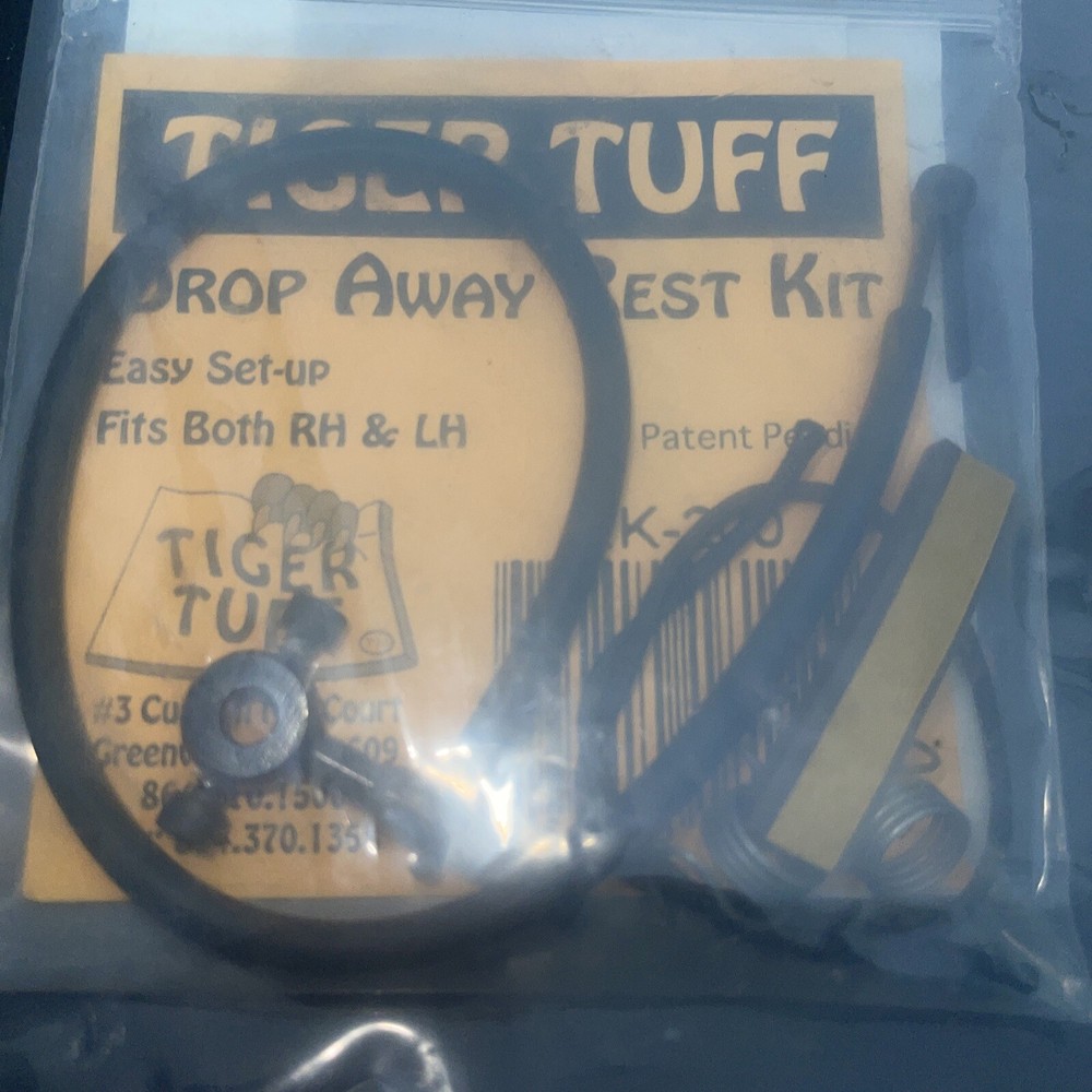 Tiger Tuff Drop Away Rest Kit - RH or LH - Easy Setup