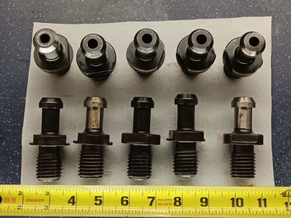 10x Lot CAT50 90 degree 1"-8 MAS3 Coolant Tool Holder Retention Knobs Pull Studs