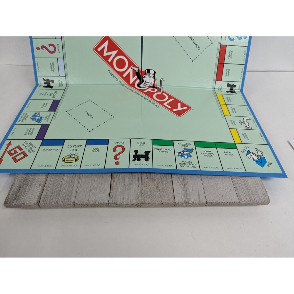 Vintage 2007 Monopoly Edition Game Replacement Board Instructions