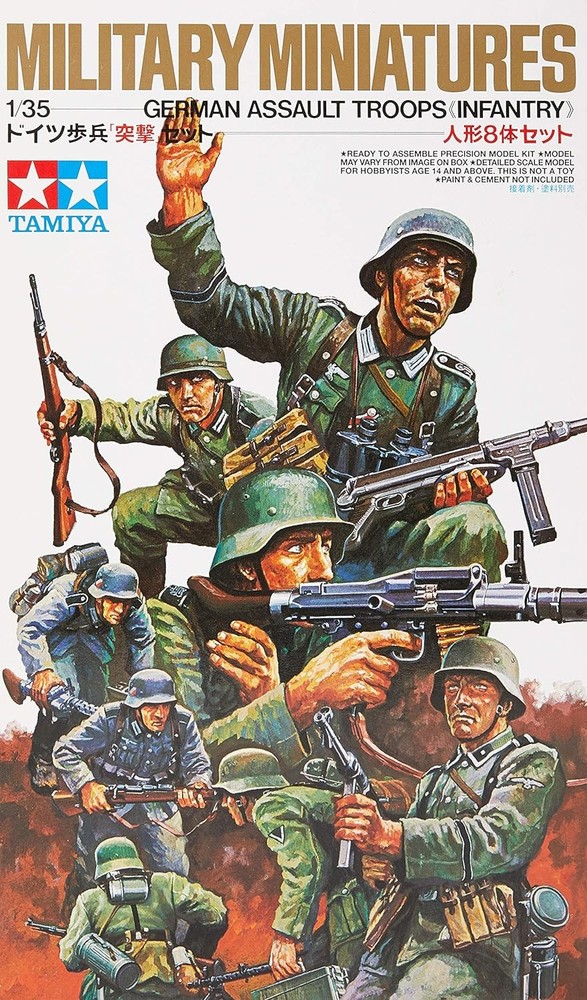 Tamiya Models German Infantry Assault Troops Model Kit