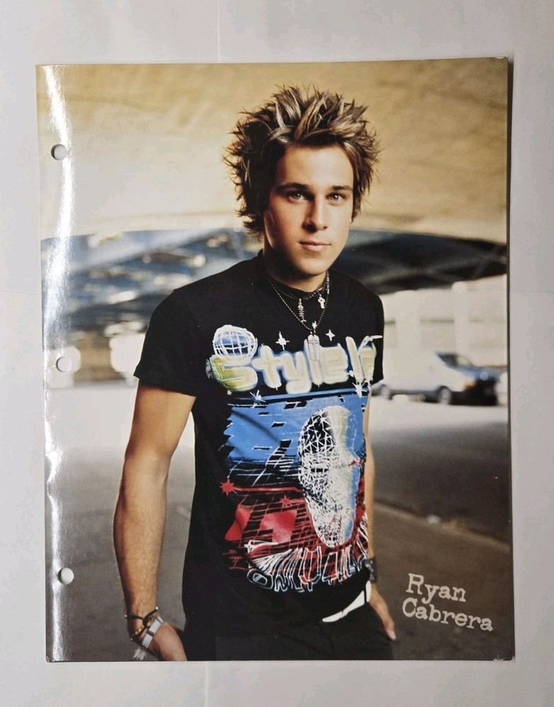 Ryan Cabrera Pocket Folder Fab Starpoint School Supplies