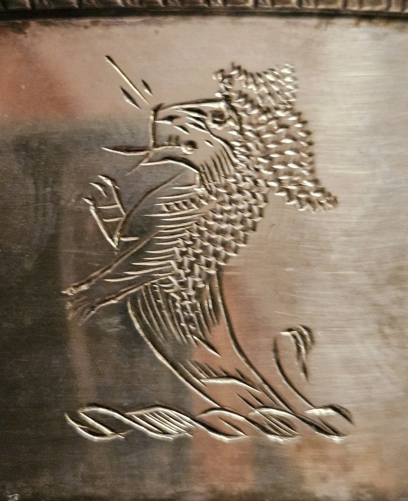 VTG Silverplate Clam Shell Hinged Box Friedman Silver Co Hallmarked Rare Coastal