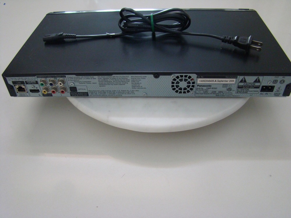 Panasonic BX-60 Blue Ray DVD Player