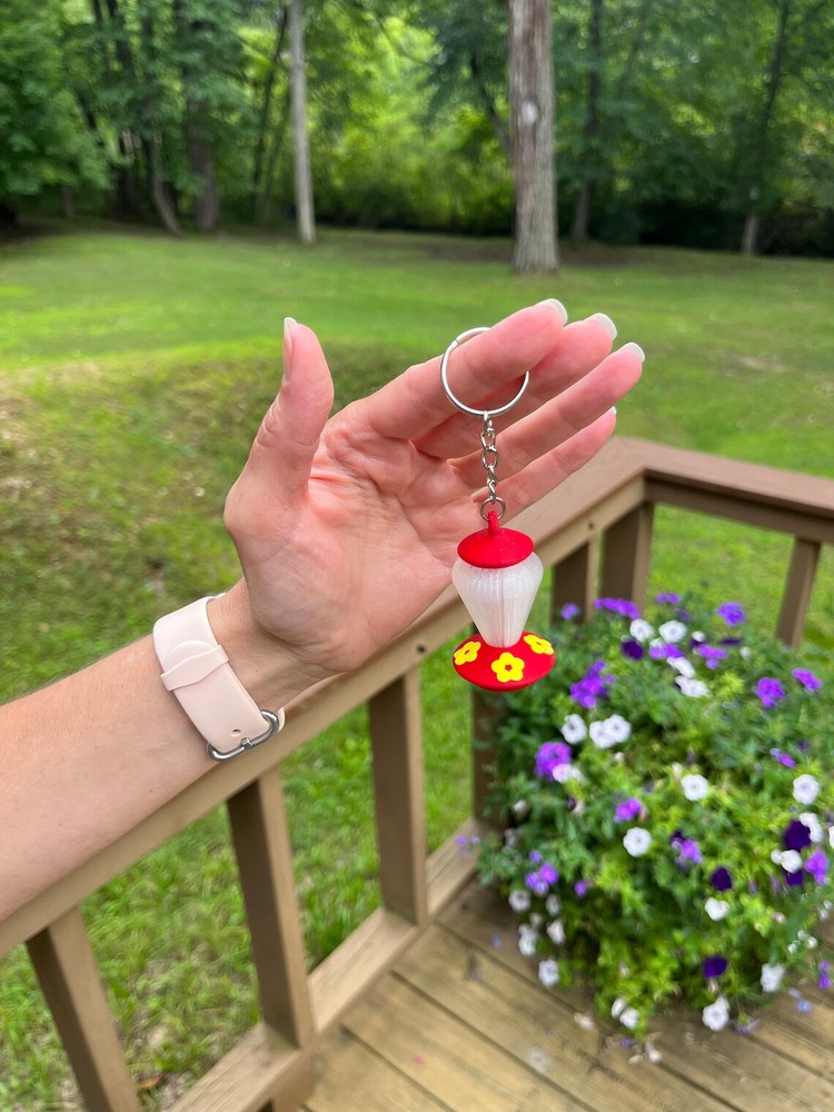 Hummingbird Feeder KeyChain