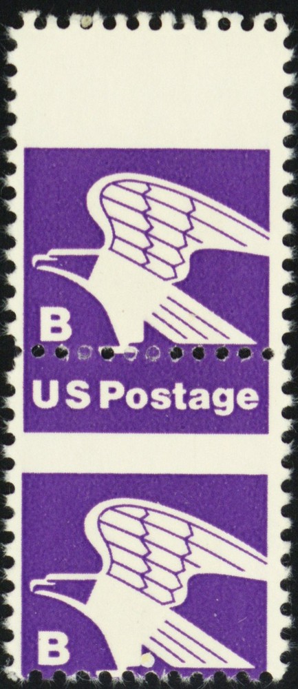 1818, 18¢ Dramatic Misperf Shift Error Pair Mint NH - Stuart Katz