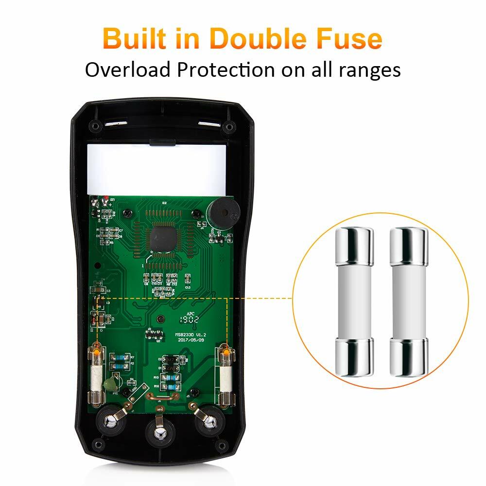 PRO Digital Multimeter Volt Meter Tester Electric OHM AC DC RMS Auto Range