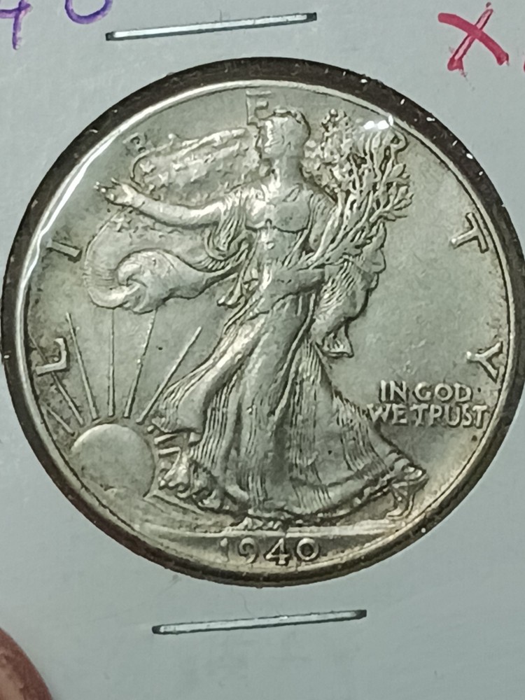 1940 Walking Liberty Half Dollar (XF & Attractive)
