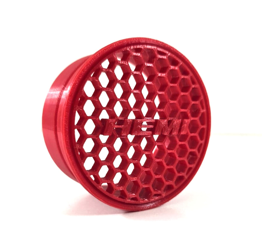 Dodge Challenger Intake Ring Headlight Insert Grille Cap Cover (Pair)