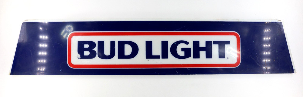 Bud Light 40" Vintage Hanging Pool Table Light Replacement Plastic Side Only