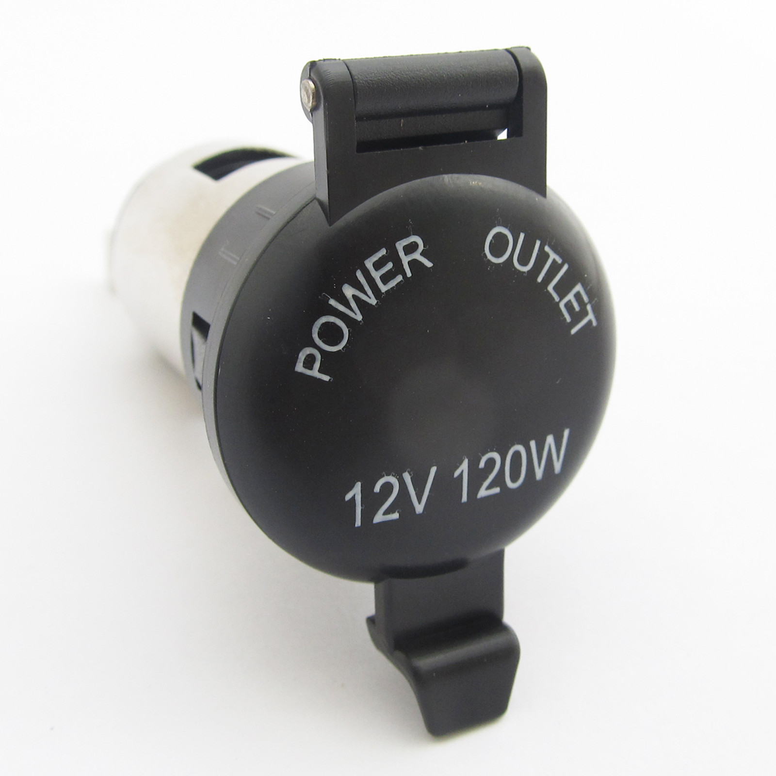 2pcs 12V 120W Car Cigarette Lighter Power Outlet Socket with Waterproof Cover US