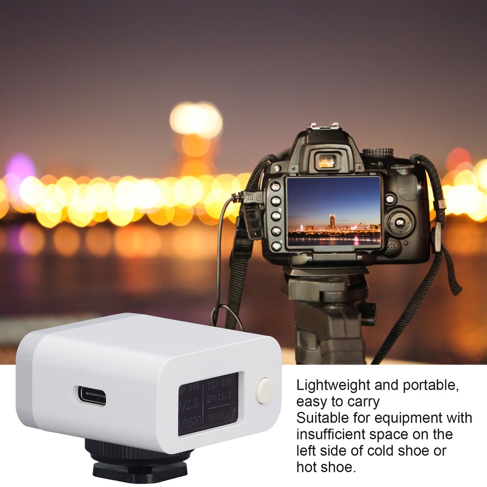 Camera Light Meter Photography Upper Reflection Photometer With USB Cable♡