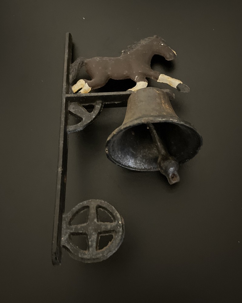 Cast Iron Horse Dinner Bell