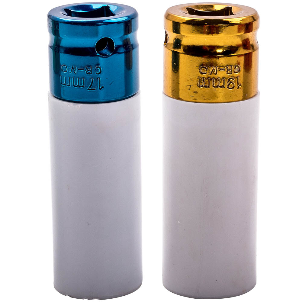 5PC 1/2" Lug Nut Socket Set Impact Soc Thin Wall Socket Wheel Protector kit