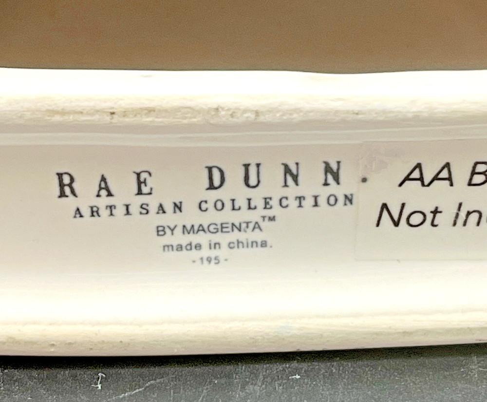 Rae Dunn Counter/Shelf Clock House Shape