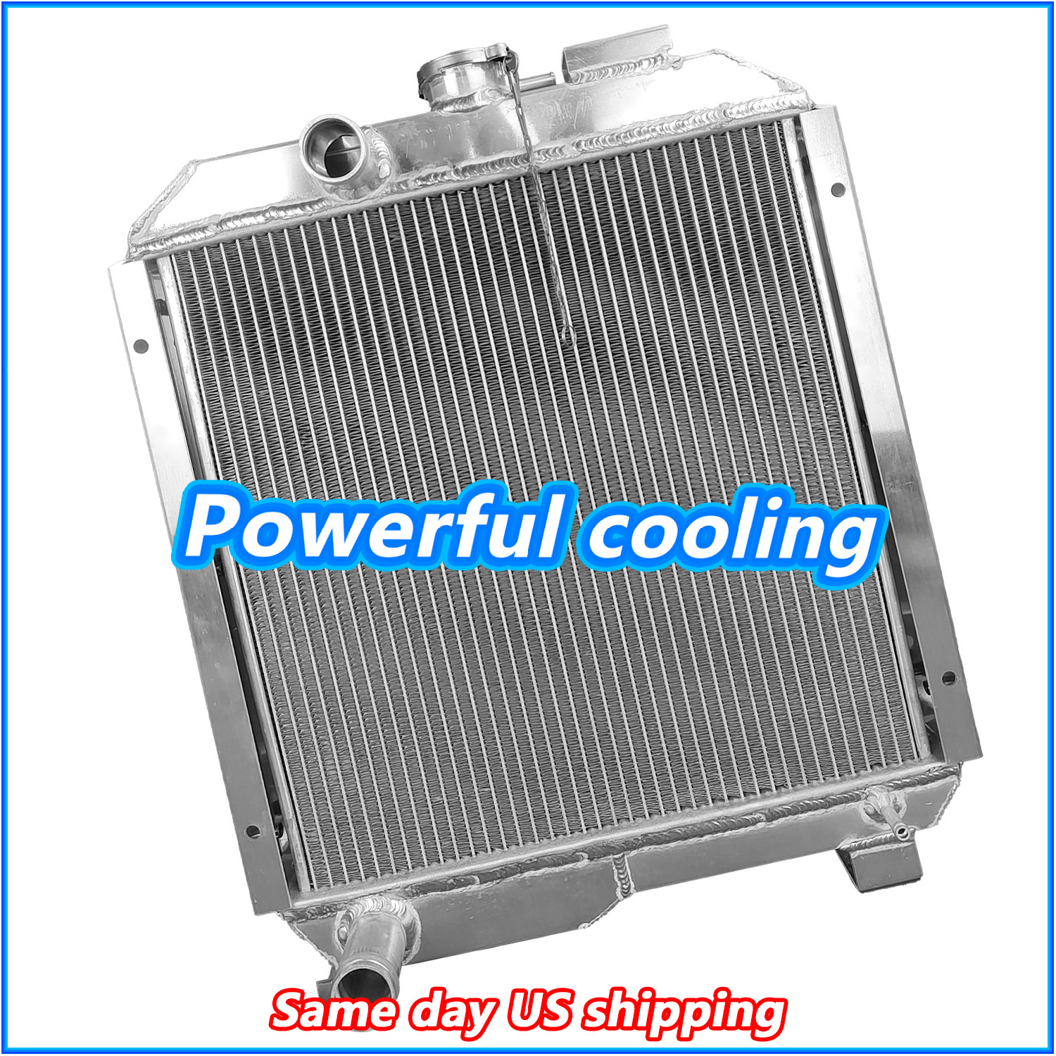 SBA310100630 aluminum compact radiator for Ford New Holland model 1715 tractors