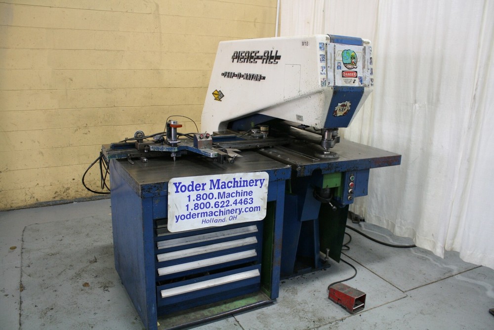 25 TON PIERCE ALL PERF-O-MATOR SINGLE END PUNCH: YODER #67093