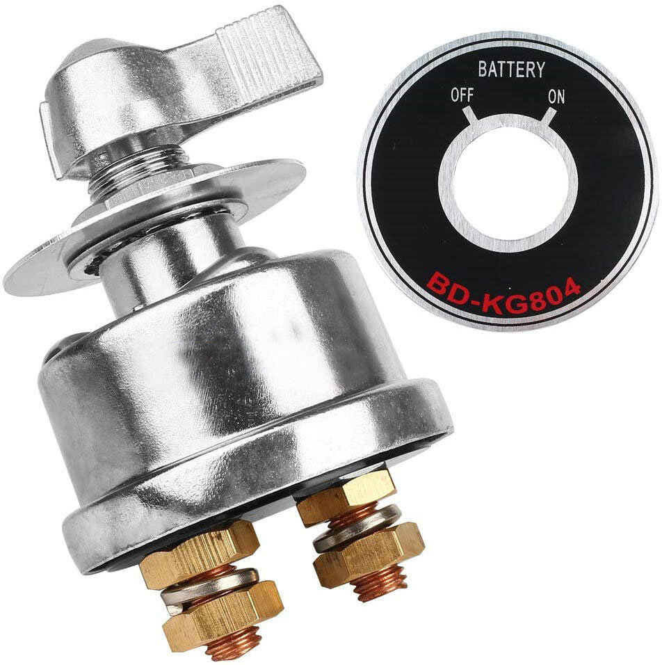 Master Battery Quick Disconnect Power Cut Shut Off Switch 2 post SPST Cut-Off