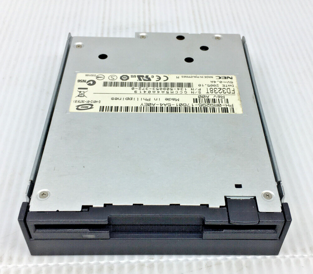 Nec 3.5" Floppy Disk Drive FD3238T Black Bezel- UNTESTED