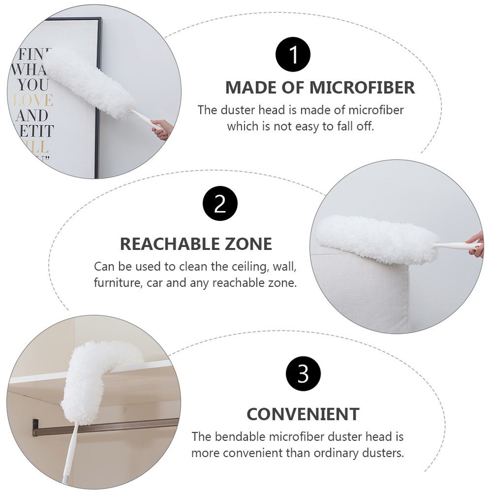 Furniture Cleaning Duster Hand-push Sweeping Sweeper Remover Reusable Dusters