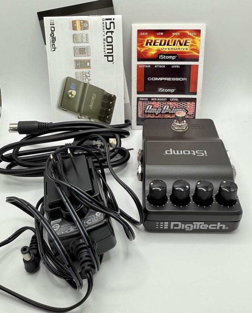 DigiTech iSTOMP DOWNLOADABLE STOMPBOX Multi-Effects Guitar Effect Pedal Digitech