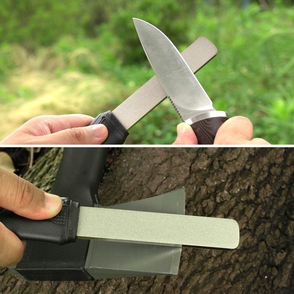 Garden Tool Sharpening Stone File Coarse/Extra Fine Grit