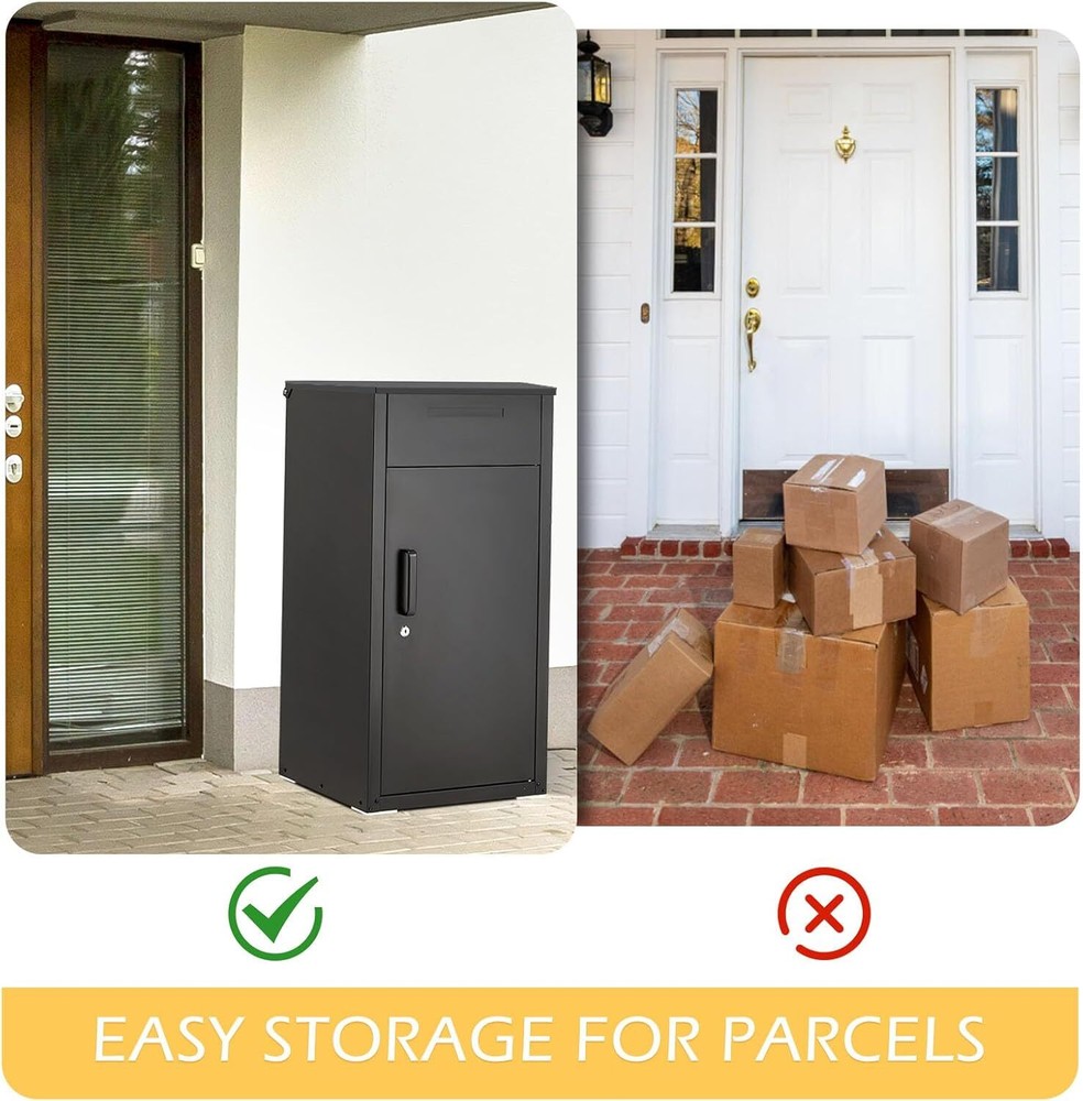 Large Package Delivery Box Storage Parcel Delivery Lockable Home Drop Container